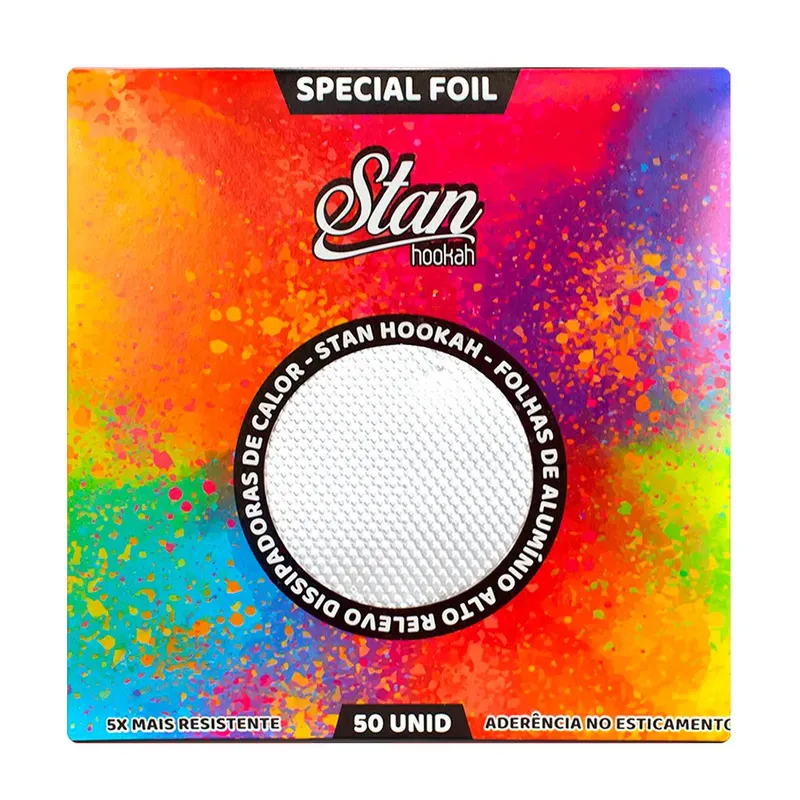 Aluminio Stan - Aluminio Stan alto relevo 50 folhas