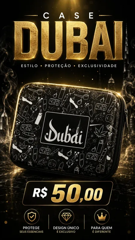 Estojos e Maletas - Case Dubai Preta