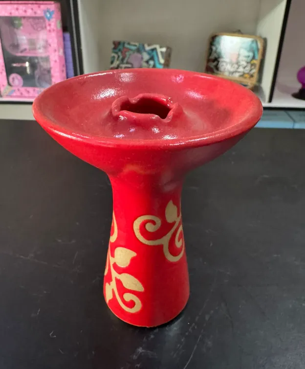 Rosh Mukabowl - Mukabowl Vermelho com detalhes floral