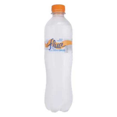 Água mineral Flua com gás 500ml