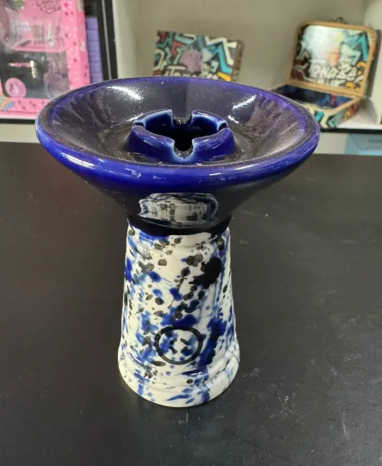 Rosh Mukabowl - Mukabowl Azul com detalhes em preto e branco