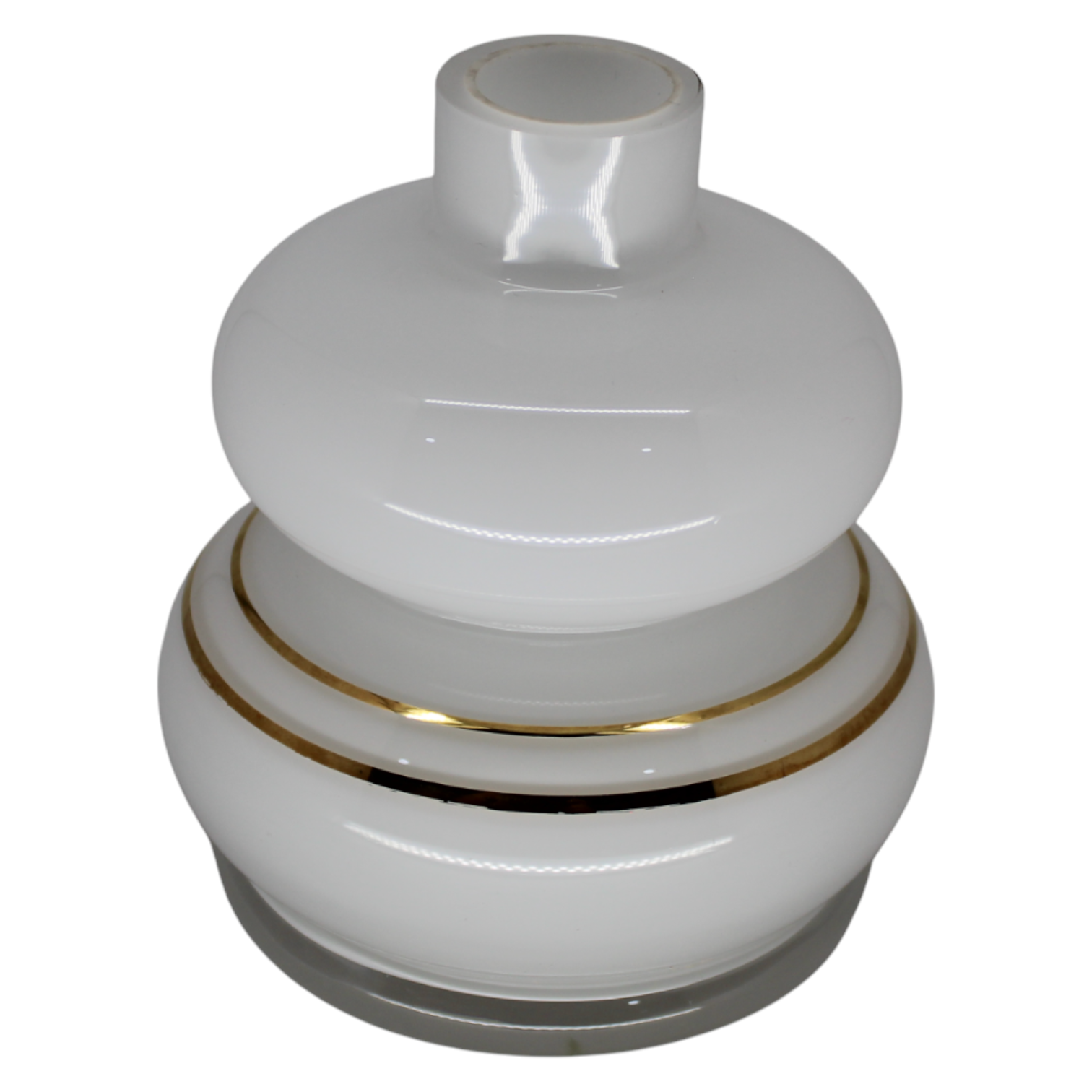 Vasos MD - Vaso MD Listrado Pequeno Branco