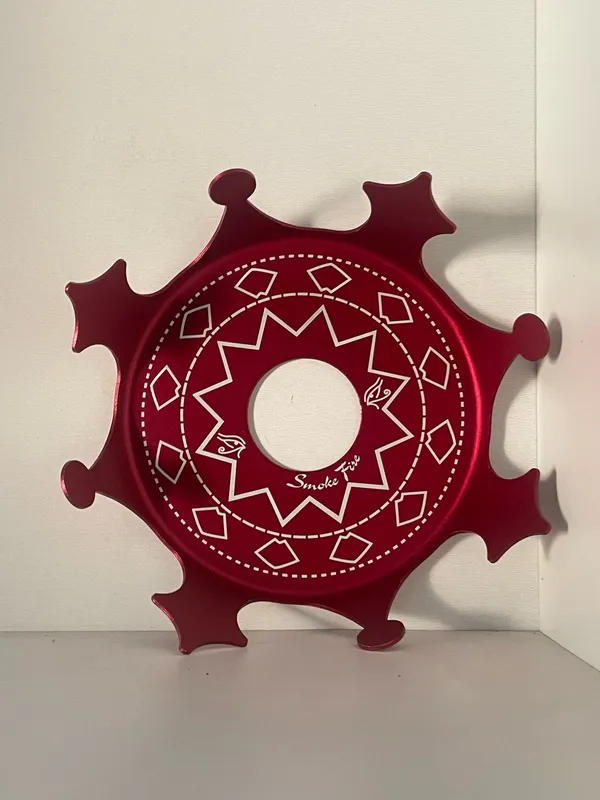 Pratos pequenos - Prato coroa Pequeno vermelho