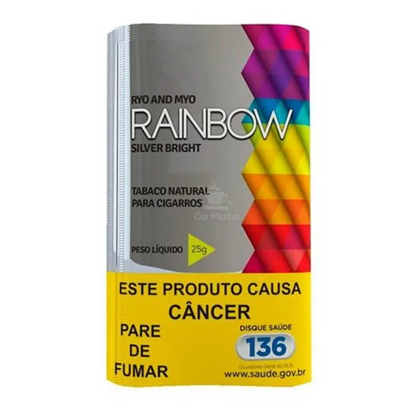 Tabacos E Fumos - Tabaco Rainbow Silver Bright