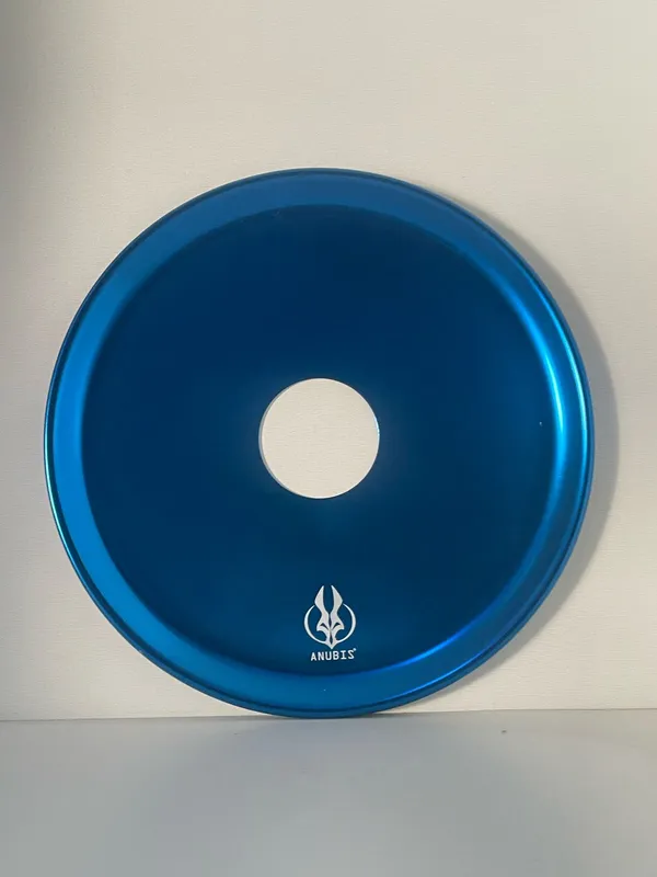 Pratos médios - Prato médio simples azul anubis