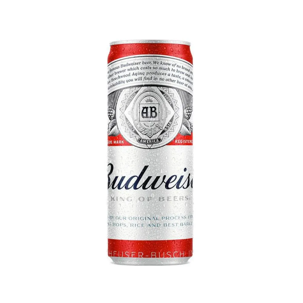 Cerveja Budweiser Pilsen Lata Sleek 350ml