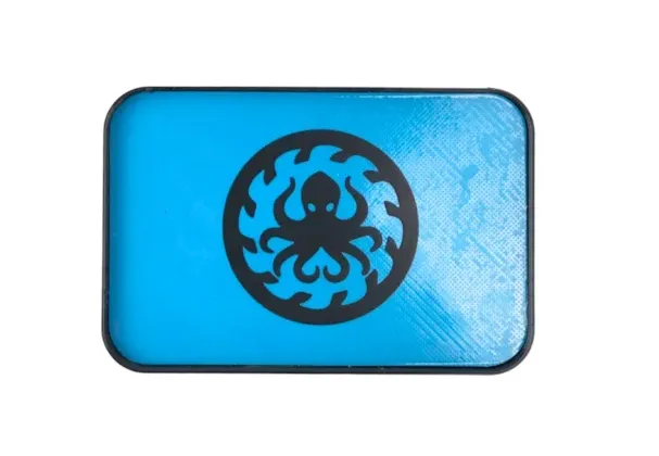 Bandejas - Bandeja 3D Pikraken Pequena Azul Turquesa
