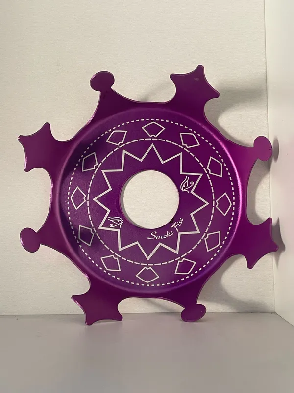 Pratos pequenos - Prato coroa pequeno roxo