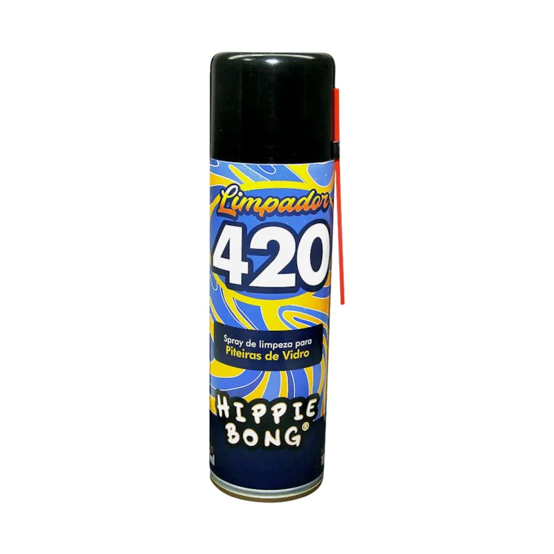 Produtos diversos para headshop - Spray Limpador 420 para Piteiras de Vidro 300ml