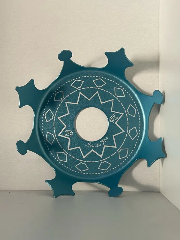 Pratos pequenos - Prato coroa pequeno azul