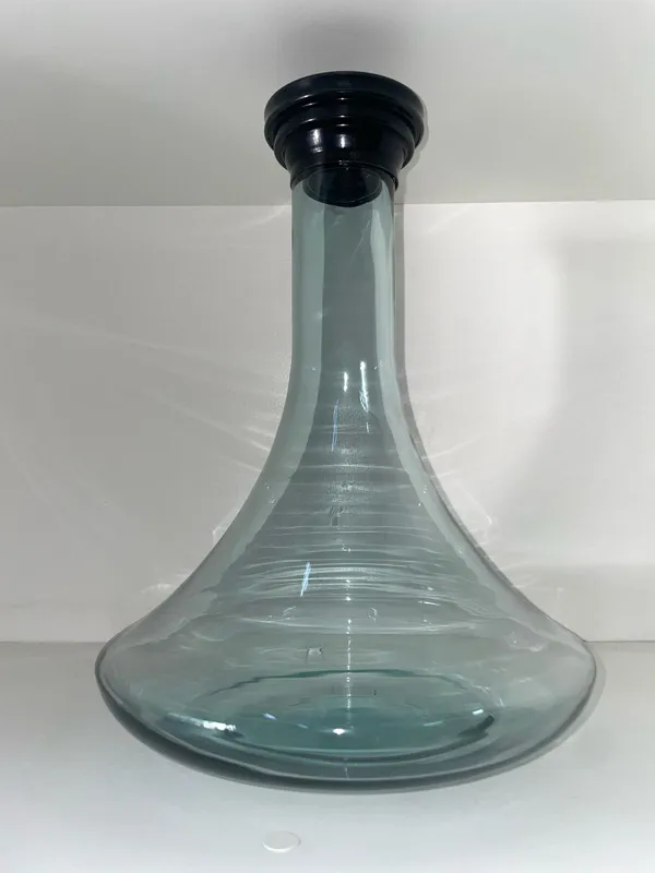 Vaso GIM 30cm - Vaso GIM transparente com bocal preto