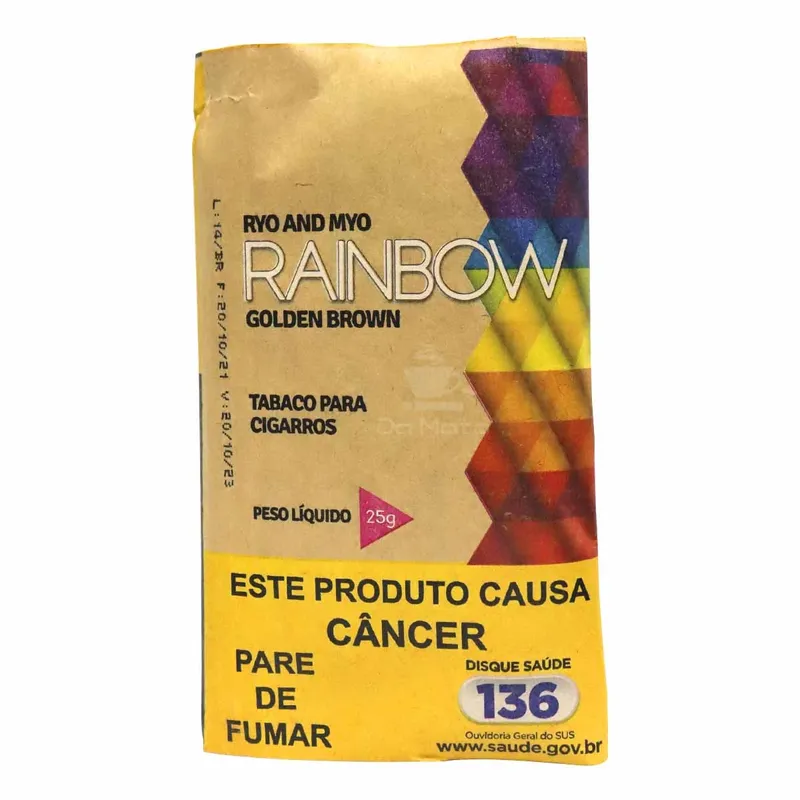 Tabacos E Fumos - Tabaco Rainbow Golden Brown