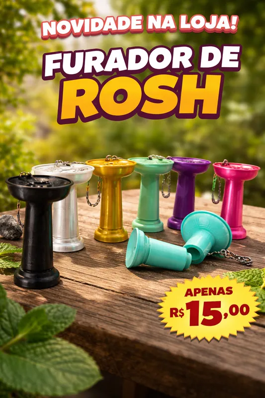 Garfos e furadores - Fura rosh (formato rosh)