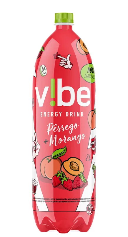 Energetico 2l morango com pessego