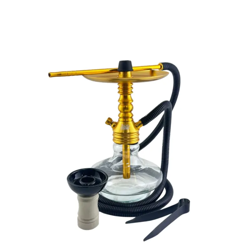 Narguile completo Boom C4 - Dourado