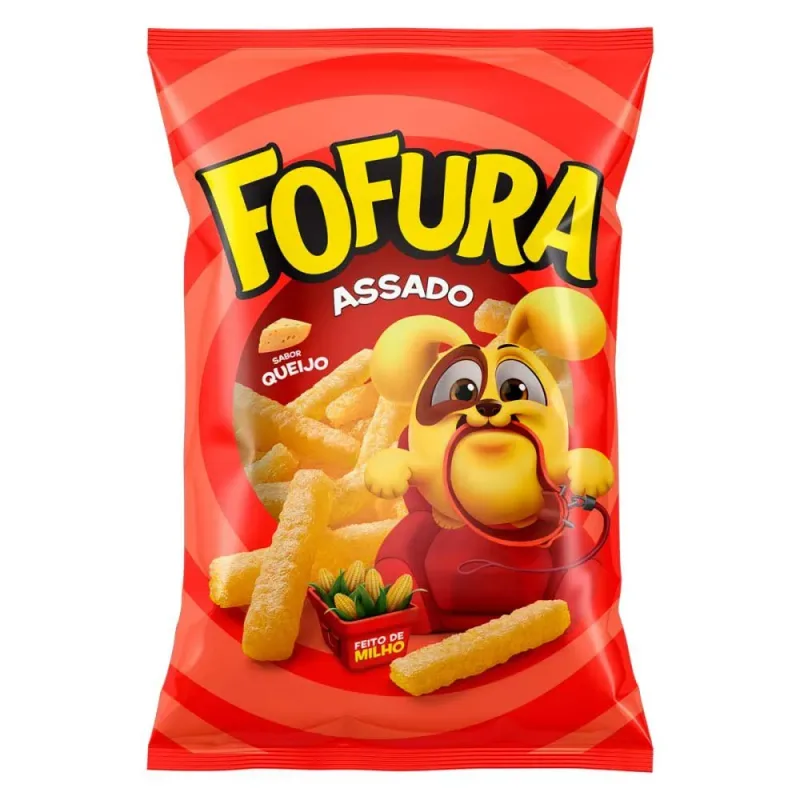 Salgadinho Fofura 60g Queijo Palito
