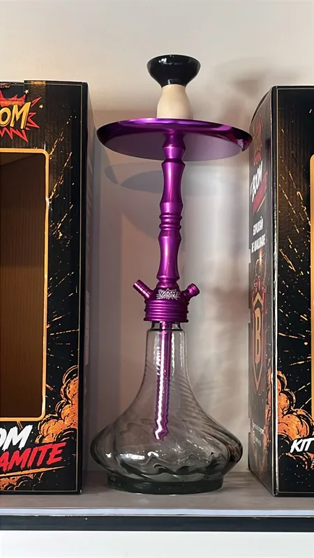 Narguile completo Boom Dinamite Roxo