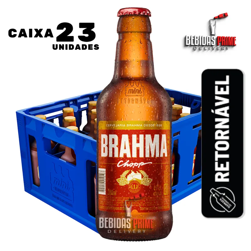 Caixa de Brahma Chop Buchudinha 300ml | 23 Unidades