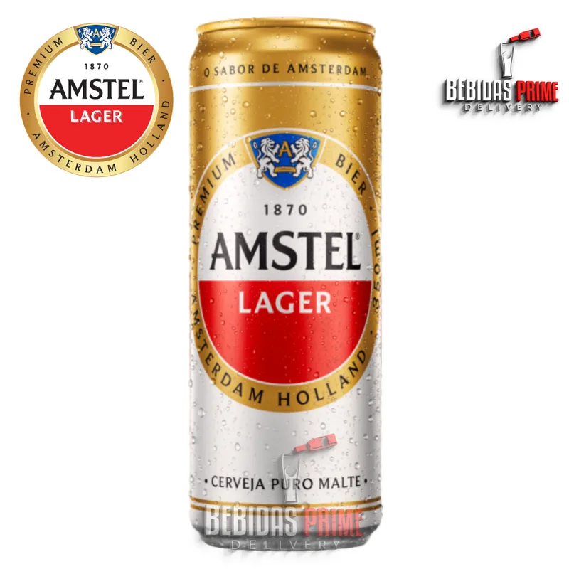 Amstel Lager Puro Malte Lata 350ml