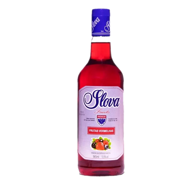 Vodka Slova Sabor Frutas Vermelhas 965ml