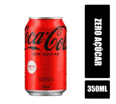 Coca Cola Lata ZERO Açúcar 350ml