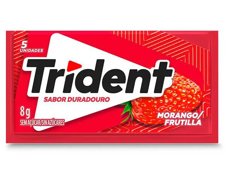 Trident Morango 8g