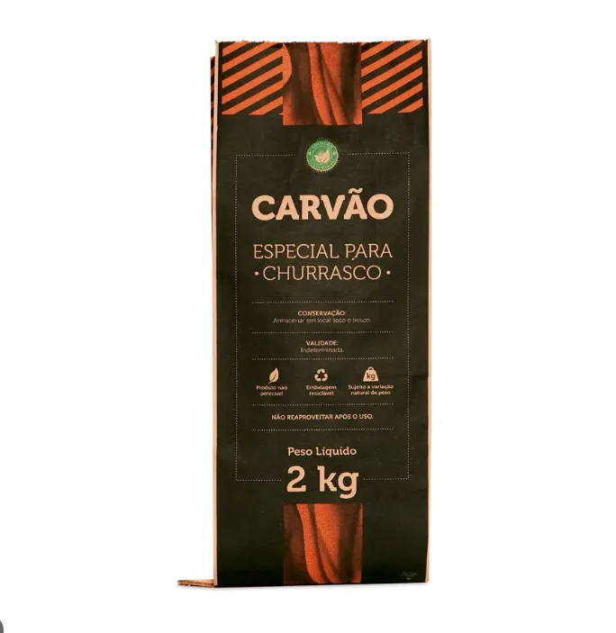Carvão Vegetal Especial Para Churrasco Pacote - 3kg