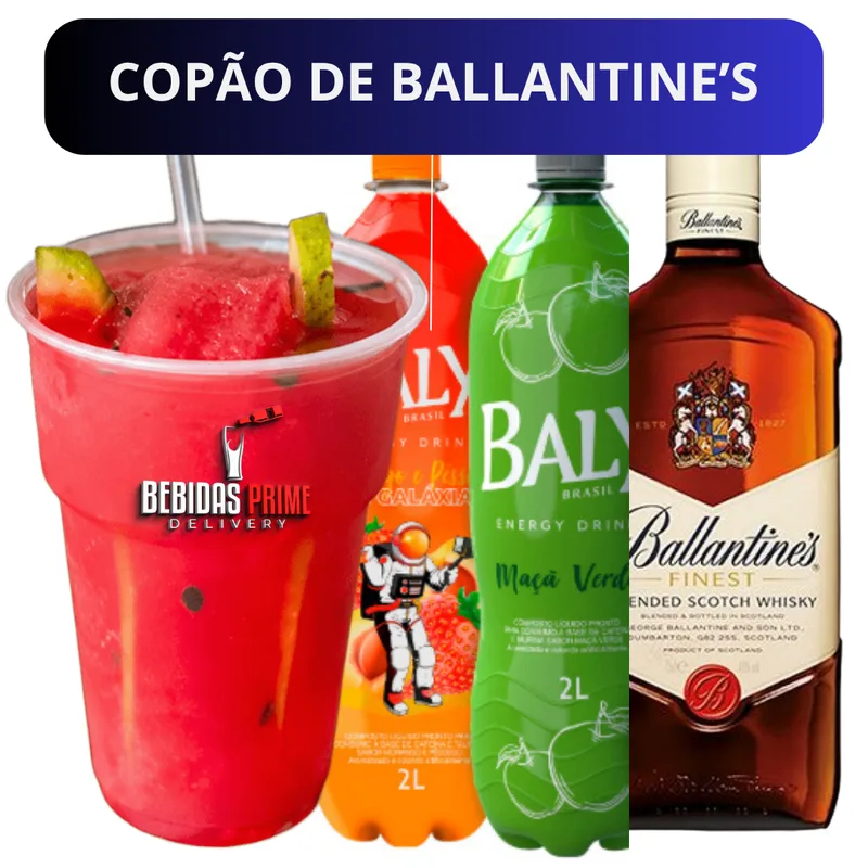 COPAO DE BALLANTINE'S COM BALY 500ml