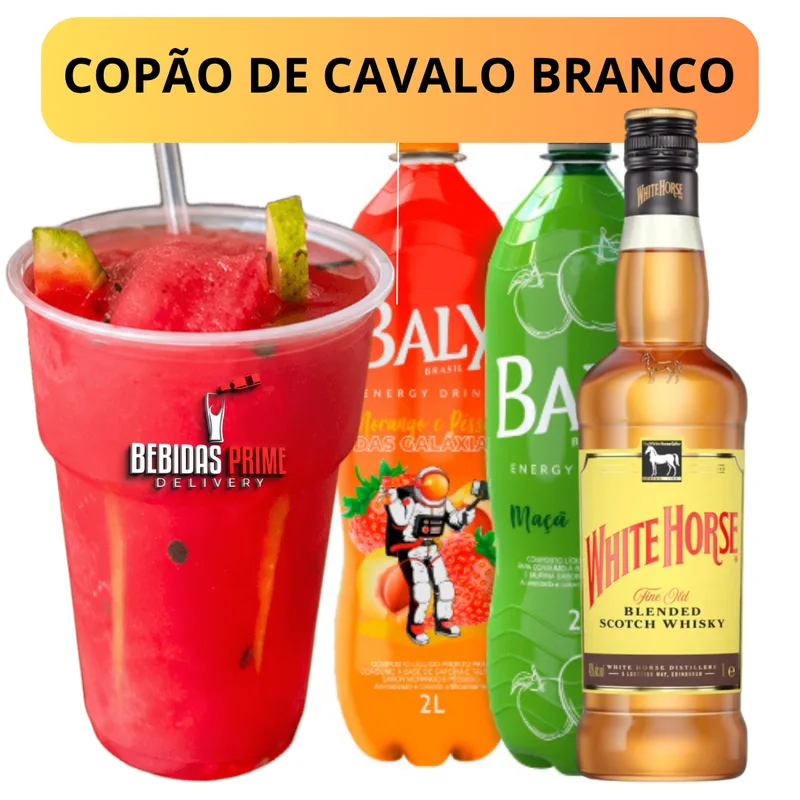 COPAO DE CAVALO BRANCO COM BALY 500ml