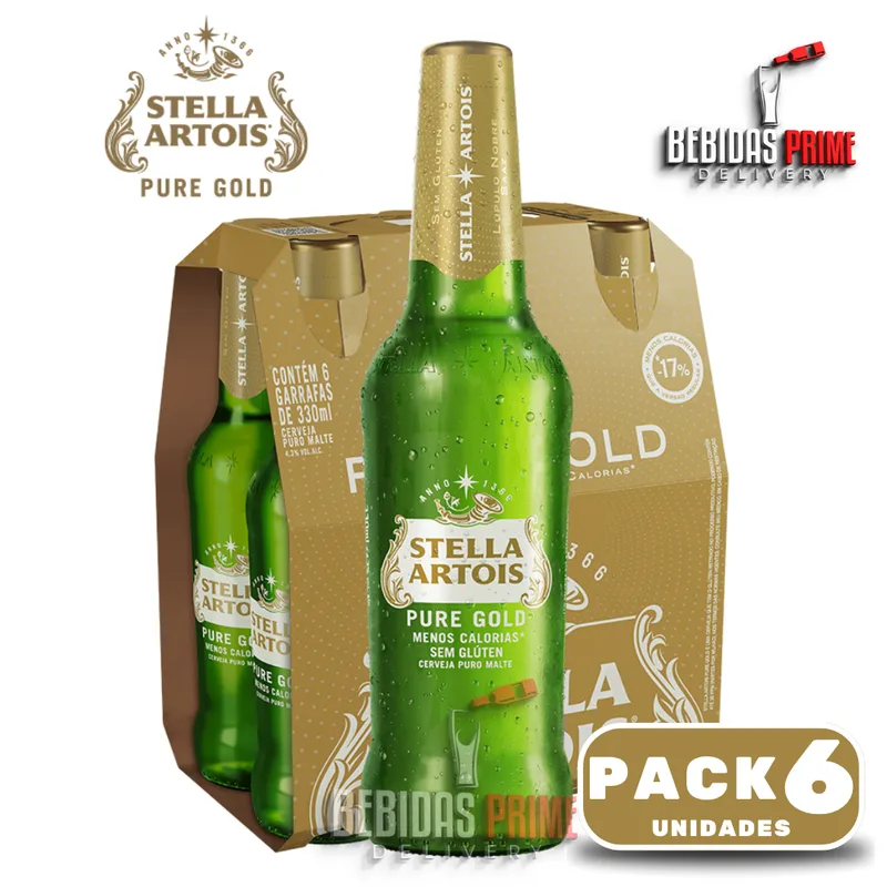 Stella Pure Gold Long Neck 330ml QUINTA DA VERDINHA