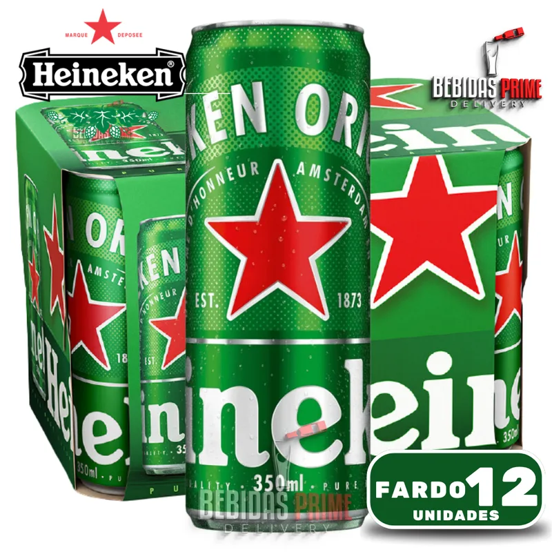 Fardo de Heineken Lata 350ml com 12 Unidades QUINTA DA VERDINHA