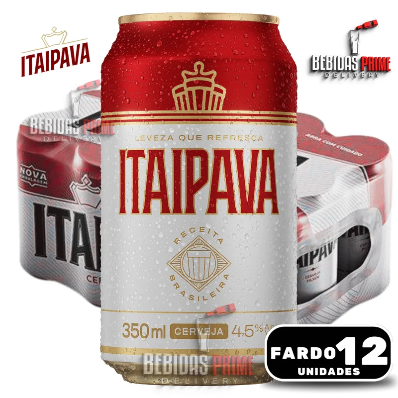 Fardo de Itaipava Lata 350ml com 12 Unidades