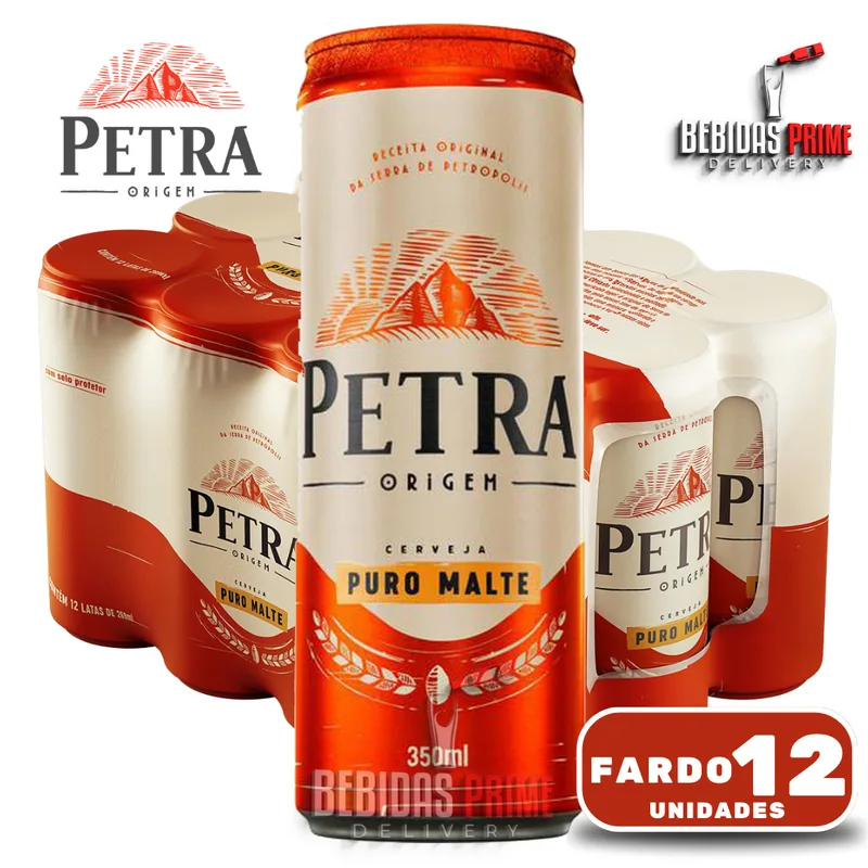 Fardo de Petra Lata 350ml com 12 Unidades