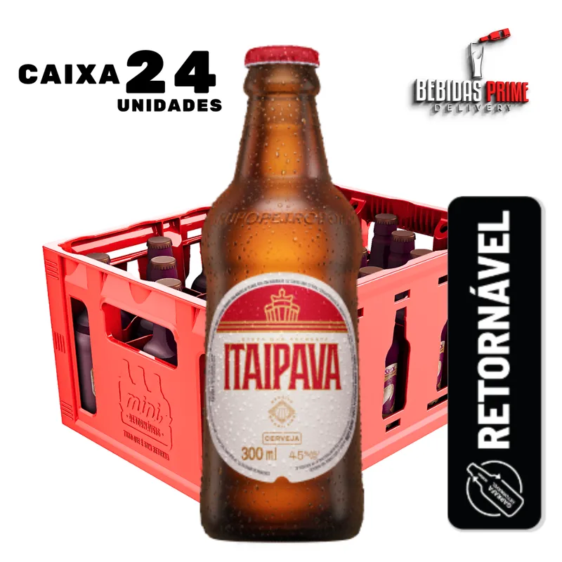 Caixa de Itaipava Buchudinha 300ml | 24 Unidades