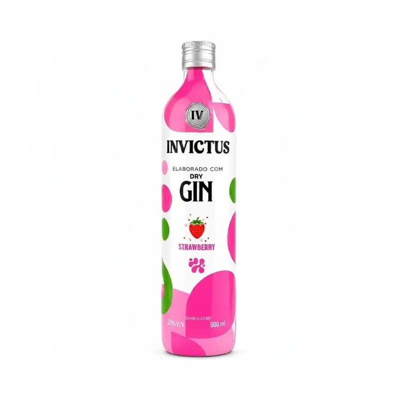 Gin Invictus Morango 900ml