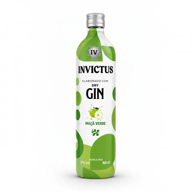 Gin Invictus Maça Verde 900ml