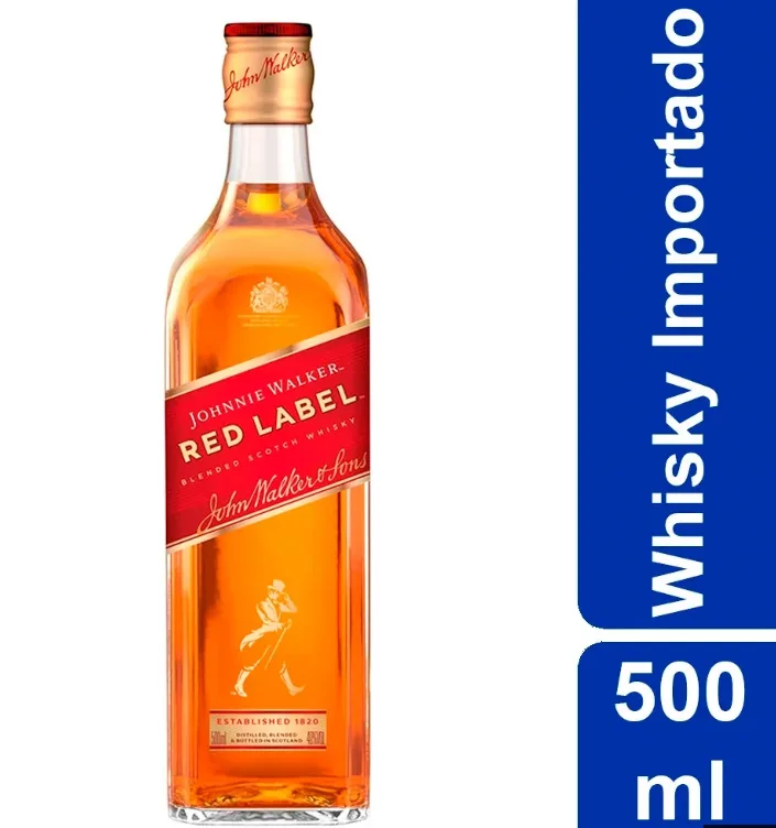 Whisky Johnnie Walker Red Label 500 ml
