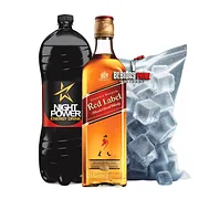 KIT RED LABEL 1L + 1 NIGHT POWER 2L + GELO CUBO OU SABOR