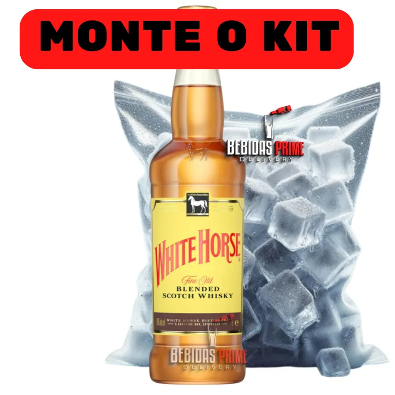 MONTE KIT WHITE HORSE CAVALO BRANCO 1L