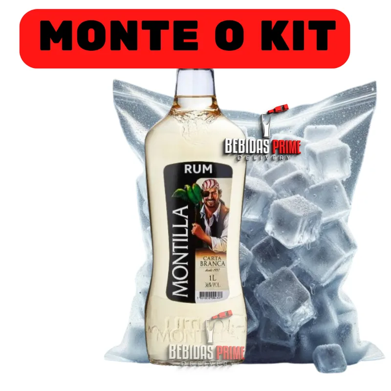 MONTE KIT RUM MONTILLA CARTA BRANCA 1L