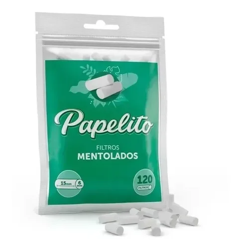 Filtro Papelito Mentolado 15x6mm