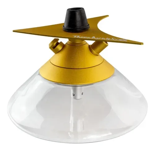 Narguile Sorrilha Threenglessor Dourado