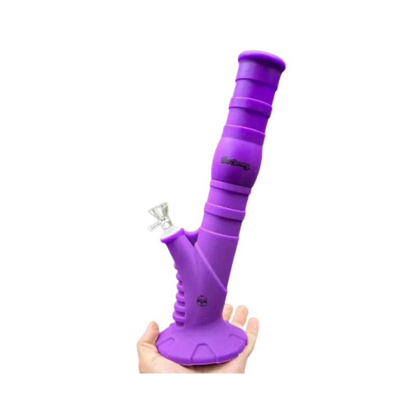 Bong De Silicone Slow Burning Roxo