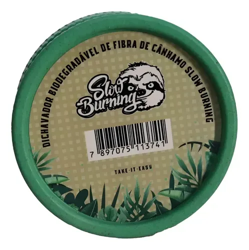 Dichavador Slow Burning Fibra de Canhamo Verde