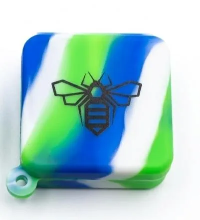 Slick Cultura Dab Quadrado Silicone Azul e Verde