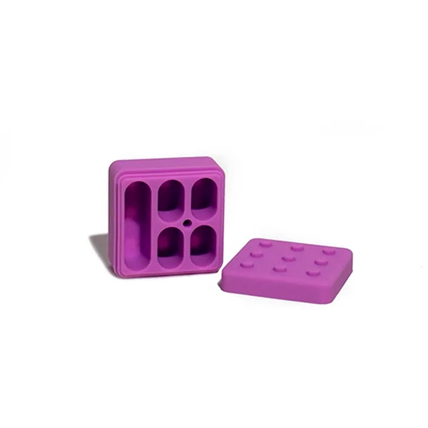 Slick Slow Burning Silicone Divisoria Roxo