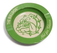 Cinzeiro The Bullldog P Aluminio Verde
