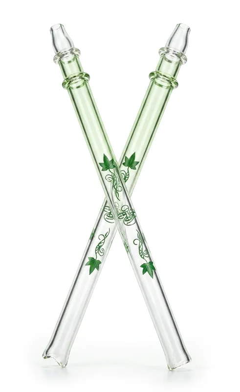 Dab Straw De Vidro Longo