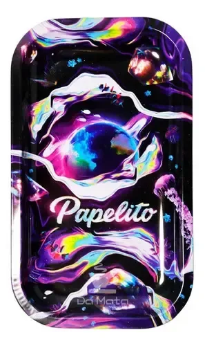 Bandeja De Metal Papelito Orbita Grande