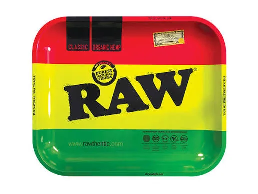 Bandeja De Metal Raw Colorida Grande